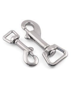 Swivel Square Eye Trigger Dog Lead Hooks - 316 / A4 Stainless Steel