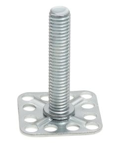 Threaded Stud on Large Square Base Plate