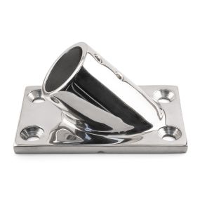 45° Rectangular Base - 316 / A4 Stainless Steel