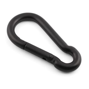 Matt Black Spring Hooks - 316 / A4 Stainless Steel