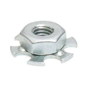 Hexagonal Nut on Perforated Base Plate - Blind