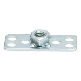 Hexagonal Nut on Rectangular Base Plate - Blind