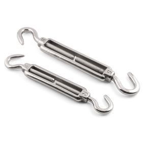 Hook/Hook Turnbuckles - 316 / A4 Stainless Steel