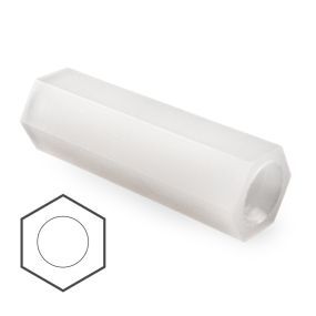 Metric Nylon Hexagon Tapped Spacers