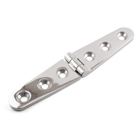 Strap Hinge - 3 Holes - 316 / A4 Stainless Steel
