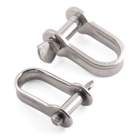 Strip Flat D Shackles - 316 / A4 Stainless Steel