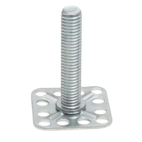 Threaded Stud on Large Square Base Plate