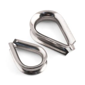 Wire Rope Eyelet Thimbles - 316 / A4 Stainless Steel