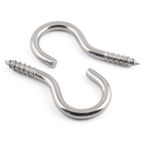 Wood Screw M Cup Hooks - 316 / A4 Stainless Steel