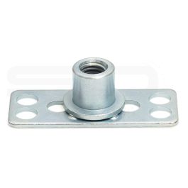 Collared Base Plate Collar on Rectangular Base Plate - Blind | SD Products | Industrial ...