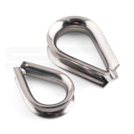 Wire Rope Eyelet Thimbles - 316 / A4 Stainless Steel - WIRE-ROPE ...